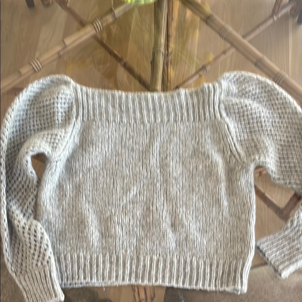 Loveshack fancy - Light colored aqua tone Women's Sweater